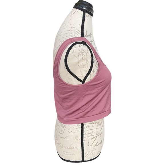 Women’s Tank Top Size XS Cropped Ribbed Sleeveless Activewear Running Jogging - Picture 3 of 10